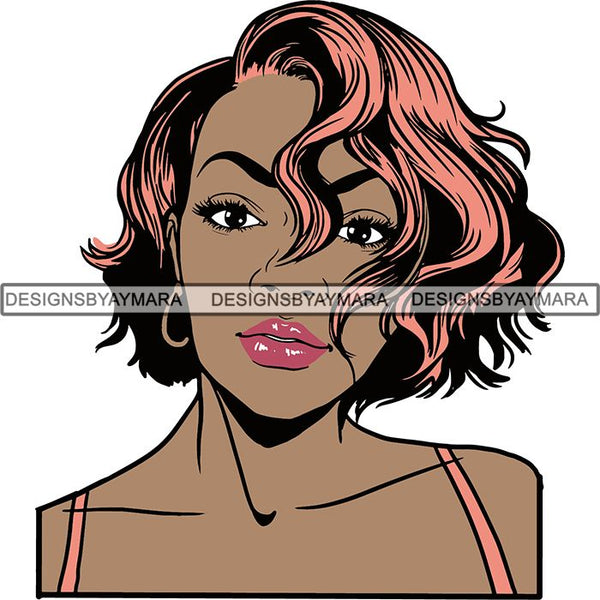 Afro Latina Woman SVG Cutting Files For Silhouette Cricut and More