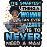 Afro Lola Reading Education Smart Woman Quotes .SVG Cutting Files For Silhouette Cricut and More!