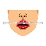 Funny Half Face Cute Designs For Mask Virus Protection SVG Cutting Files