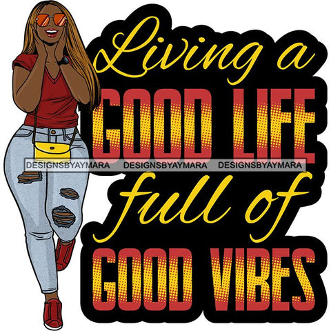 Fashion Woman Melanin Bad Ass Life Quotes .SVG Cutting Files For Silhouette Cricut and More!