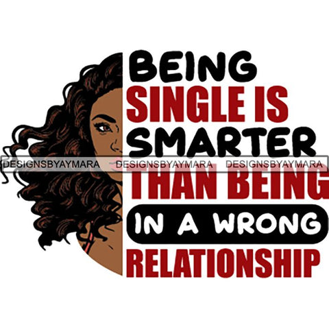 Afro Woman Half Face Life Quotes SVG Cutting Files For Silhouette and Cricut and More!