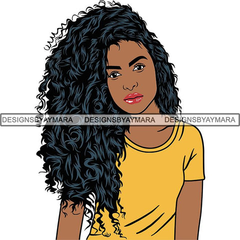 Afro Woman Goddess Diva Melanin Love Sensual .SVG Cut Files For Silhouette and Cricut and More!