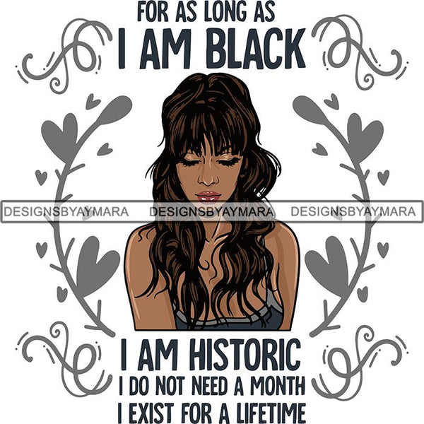 Afro Independent Successful Woman SVG Cutting Files For Silhouette Cricut and More