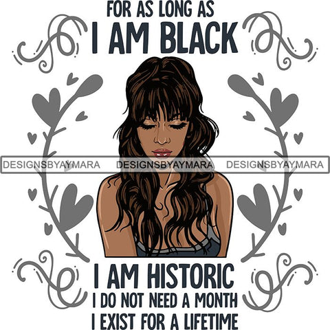 Afro Independent Successful Woman SVG Cutting Files For Silhouette Cricut and More