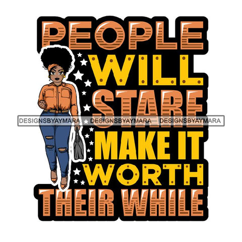 Afro Lola Boss Lady Quotes .SVG Cutting Files For Silhouette and Cricut and More!