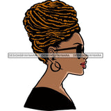 Afro African American Lady Woman Classy Nubian SVG Cutting Files