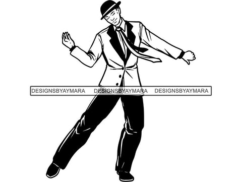 Stepper Dancer Stepping Chicago Style SVG Cut Files