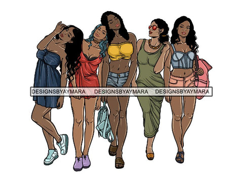 Ladies Trip Flight Getaway PNG Files For Print Not For Cutting