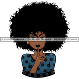 Afro Lola Boss Lady Quotes SVG Cutting Files For Silhouette Cricut and More