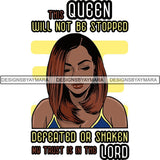 Afro Independent Successful Woman SVG Cutting Files For Silhouette Cricut and More