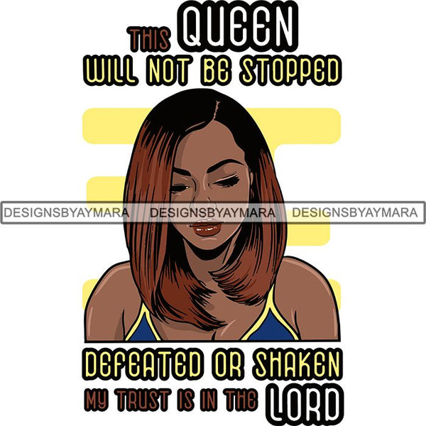 Afro Independent Successful Woman SVG Cutting Files For Silhouette Cricut and More