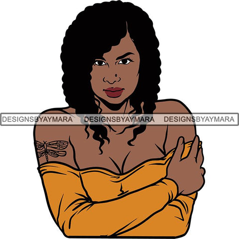 Afro Woman Goddess Diva Melanin Love Sensual .SVG Cut Files For Silhouette and Cricut and More!