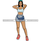 Pretty Woman Summer Fashion Dope Outfits Boss Lady Glamour New Trending .SVG Cut Files