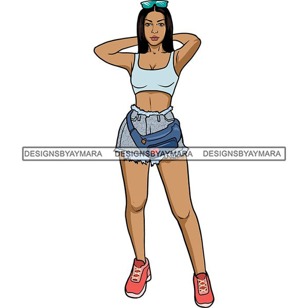 Pretty Woman Summer Fashion Dope Outfits Boss Lady Glamour New Trending .SVG Cut Files