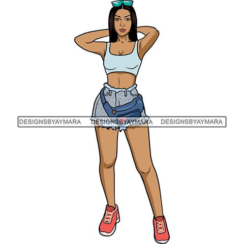 Pretty Woman Summer Fashion Dope Outfits Boss Lady Glamour New Trending .SVG Cut Files