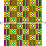 Kente African Pattern African American Culture PNG Print Files Not For Cutting
