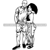 Happy Couple Relationship Goals Soulmates Man Woman Together Marry True Love SVG Cutting Files