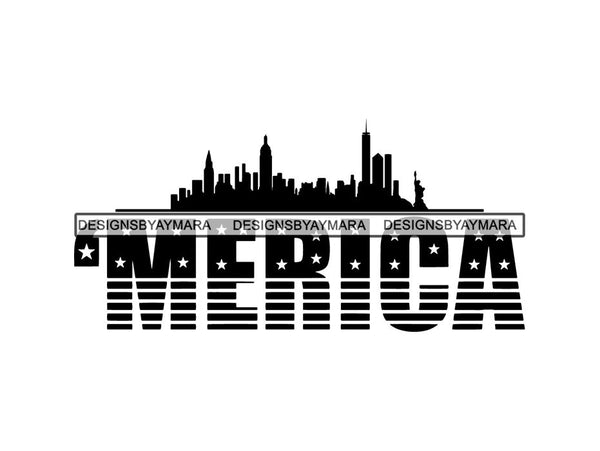 4th of July SVG Quotes Cut Files For Silhouette and Cricut