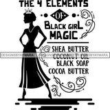 Black Queen Nubian Melanin Quotes .SVG Files For Silhouette and Cricut