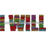 Words Letter Lord Life Quotes SVG Files For Cutting and More!
