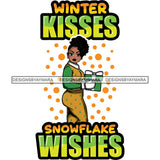 Afro Lola Winter Merry Christmas Santa Quotes .SVG Cutting Files For Silhouette and Cricut and More!