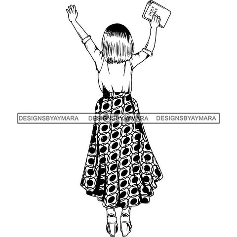 Afro Lola Praying Begging Asking God Lord Faith Strength .SVG Vector Clipart Cutting Files For Silhouette Cricut and More!