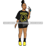 Pretty Woman Summer Fashion Dope Outfits Boss Lady Glamour New Trending .SVG Cut Files