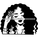 Afro African American Lady Woman Classy Nubian SVG Cutting Files