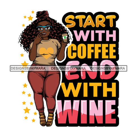 Lola Afro BBW Coffee Quotes .SVG Cutting Files For Silhouette and Cricut and More!