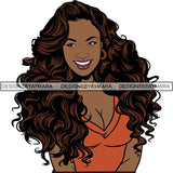 Afro Woman Nubian Melanin Popping Unique Design SVG Cutting Files For Silhouette Cricut and More
