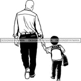 Back to School Kid Student Education Supplies .SVG Cut Files for Silhouette and Cutting