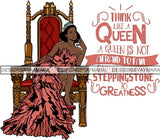 Afro Queen Goddess Melanin Nubian Glamour .PNG Print Files Not For Cutting