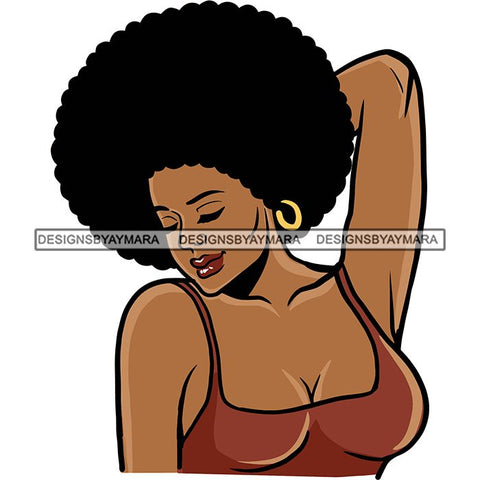 Afro African American Lady Woman Classy Nubian SVG Cutting Files