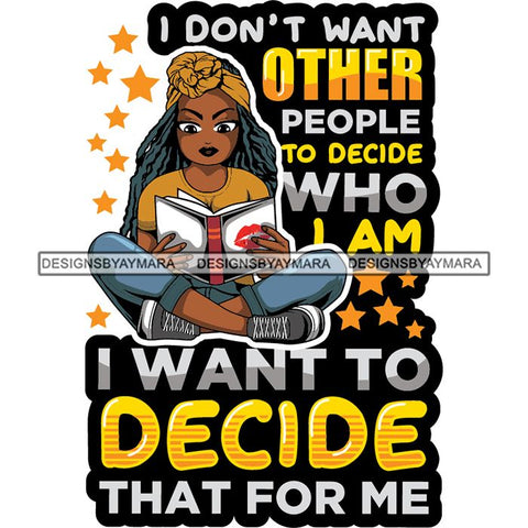 Afro Lola Reading Education Smart Woman Quotes .SVG Cutting Files For Silhouette Cricut and More!