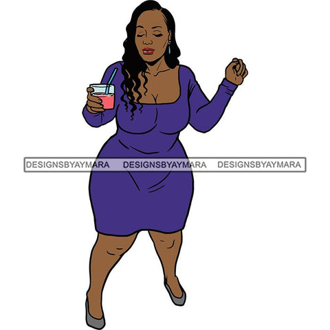 BBW Thick Thigh Woman Sassy Exotic Curvy Big Bone Goddess .SVG Cutting Files For Silhouette and Cricut and More!