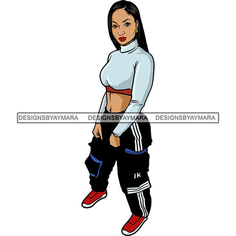 Pretty Woman Summer Fashion Dope Outfits Boss Lady Glamour New Trending .SVG Cut Files