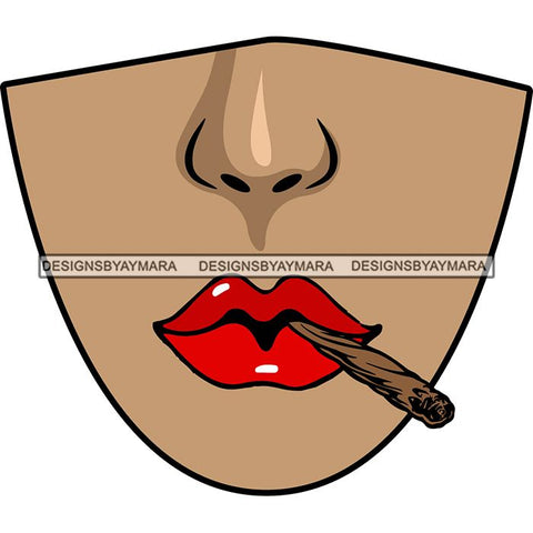 Funny Half Face Cute Designs For Mask Virus Protection SVG Cutting Files