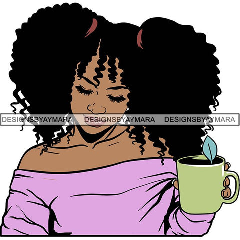Afro Independent Successful Woman SVG Cutting Files For Silhouette Cricut and More