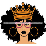 Afro Boss Lady Dope Diva Glamour Hot Sellers Designs .SVG Cutting Files