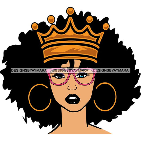 Afro Boss Lady Dope Diva Glamour Hot Sellers Designs .SVG Cutting Files
