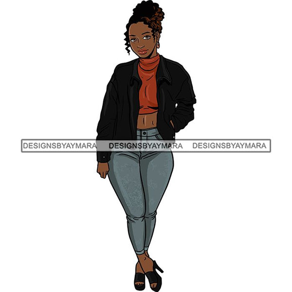 Fashion Diva Glamour Afro Classy Sexy Lady SVG PNG JPG Vector Files For Cutting and More