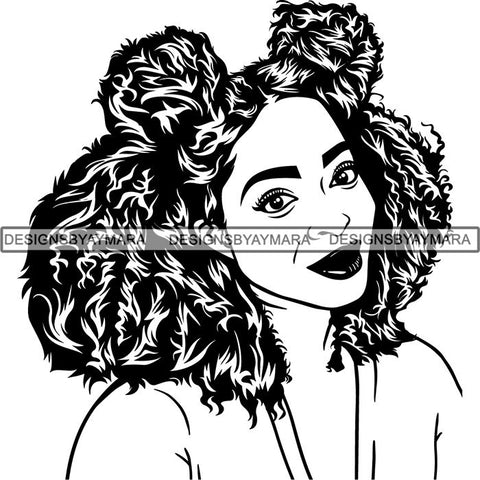 Afro Lady Black Goddess Melanin Dark Latina Morena SVG Files For Cutting and More!