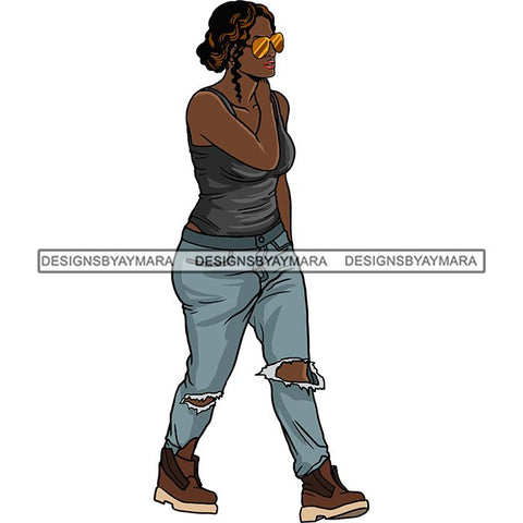 Fashion Diva Glamour Afro Classy Sexy Lady SVG PNG JPG Vector Files For Cutting and More