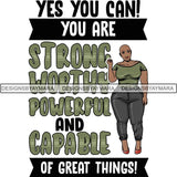 Boss Lady Afro Melanin Successful Black Woman Quotes SVG Cutting Files For Silhouette Cricut and More