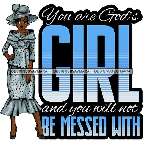 Afro Classy Lola Church Lady God Lord Quotes .SVG Clipart Vector Cutting Files For Circuit Silhouette Cricut and More!