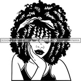 Afro Melanin Popping Dark Latina SVG Cutting Files For Silhouette Cricut and More