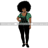Afro Lola Boss Lady Quotes SVG Cutting Files For Silhouette Cricut and More