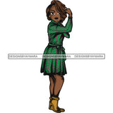 Afro Strong Classy Lola Flexing Believe in Yourself .SVG Cutting Files For Silhouette and Cricut and More!