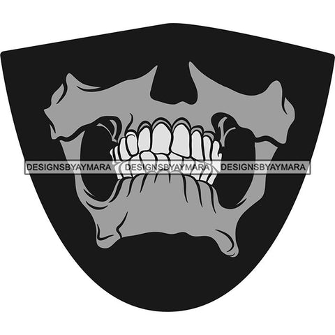 Funny Half Face Cute Designs For Mask Virus Protection SVG Cutting Files