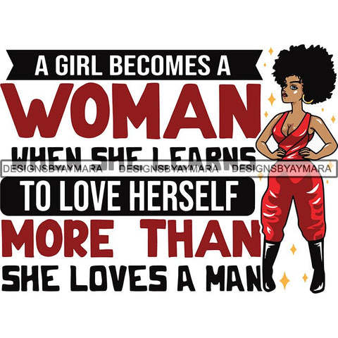 Afro Lola Boss Lady Quotes SVG Cutting Files For Silhouette Cricut and More